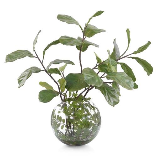 vase of plants