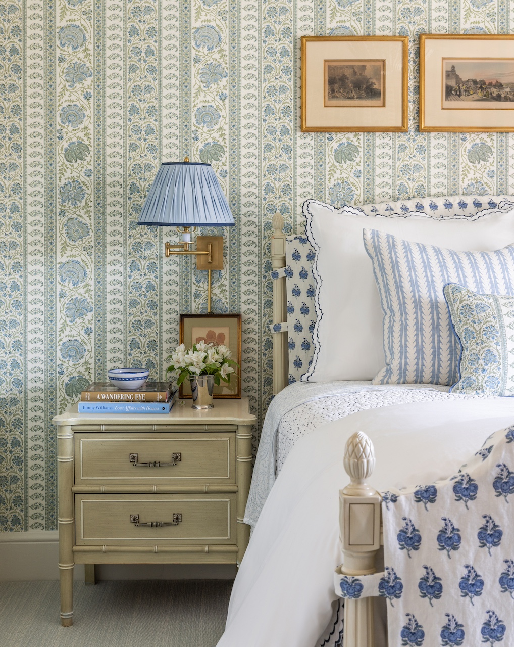 bedroom design blue