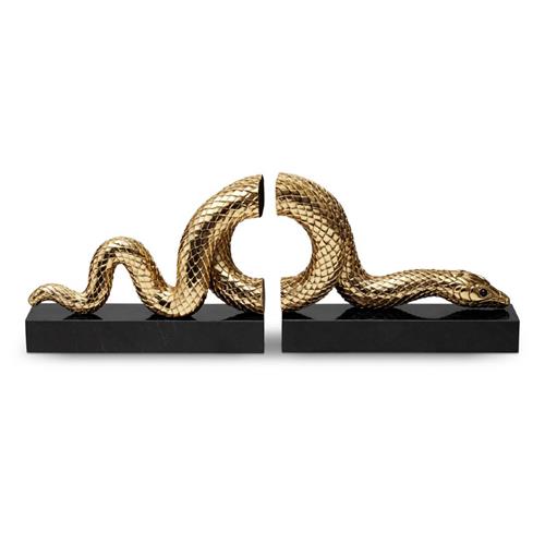snake bookends