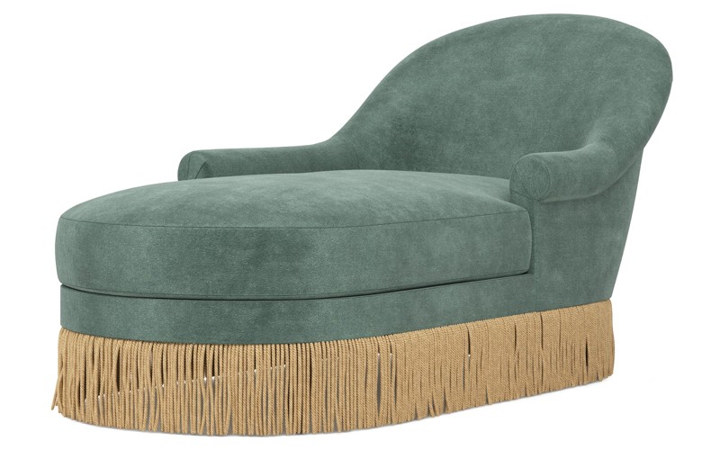 Meilani Spanish Moss Chaise - Left Chaise