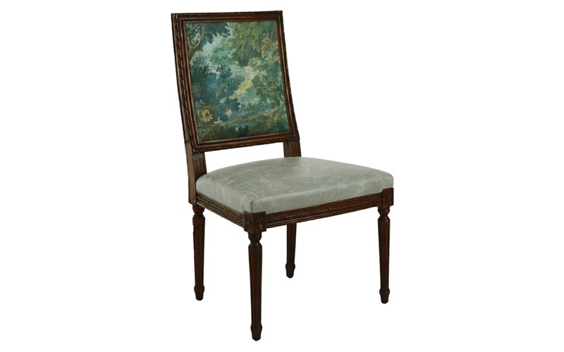Marielle Secret Garden Botanical Weave Saxony Side Chair