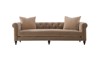 Rosehill Mocha Mist Performance Velvet Sofa - 88"