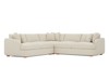 Kaysen Whipped Cream Textured Bouclé Corner Sectional - 106"