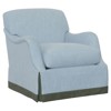 Adelaide Updated Traditional Sky Blue Performance Skirted Arm Chair