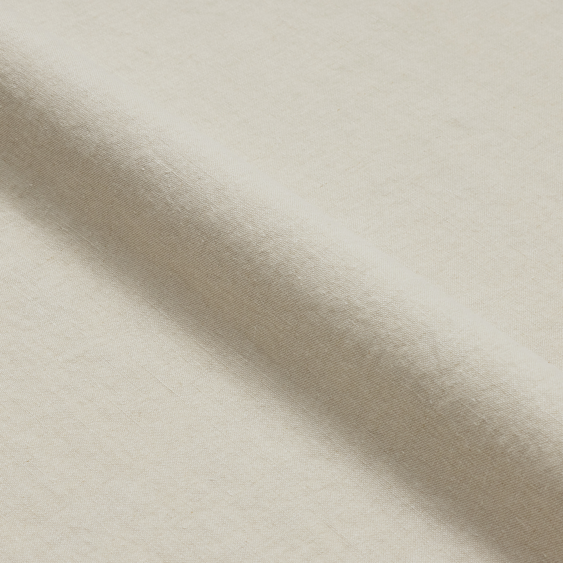 Chalk Linen fabric swatch