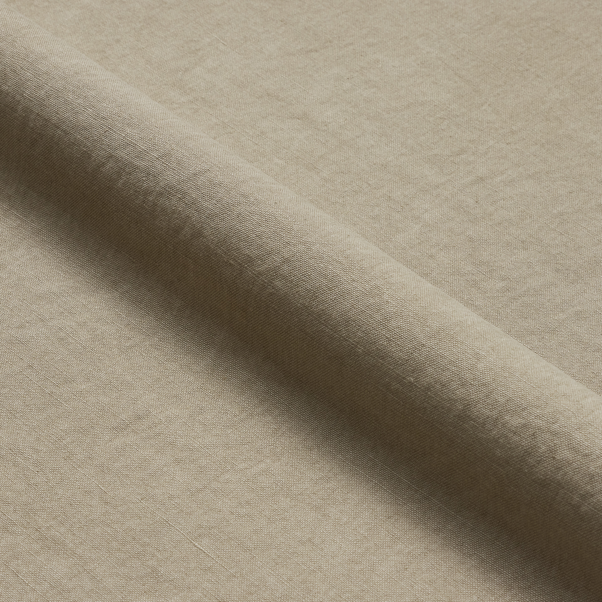 Stone Linen fabric swatch