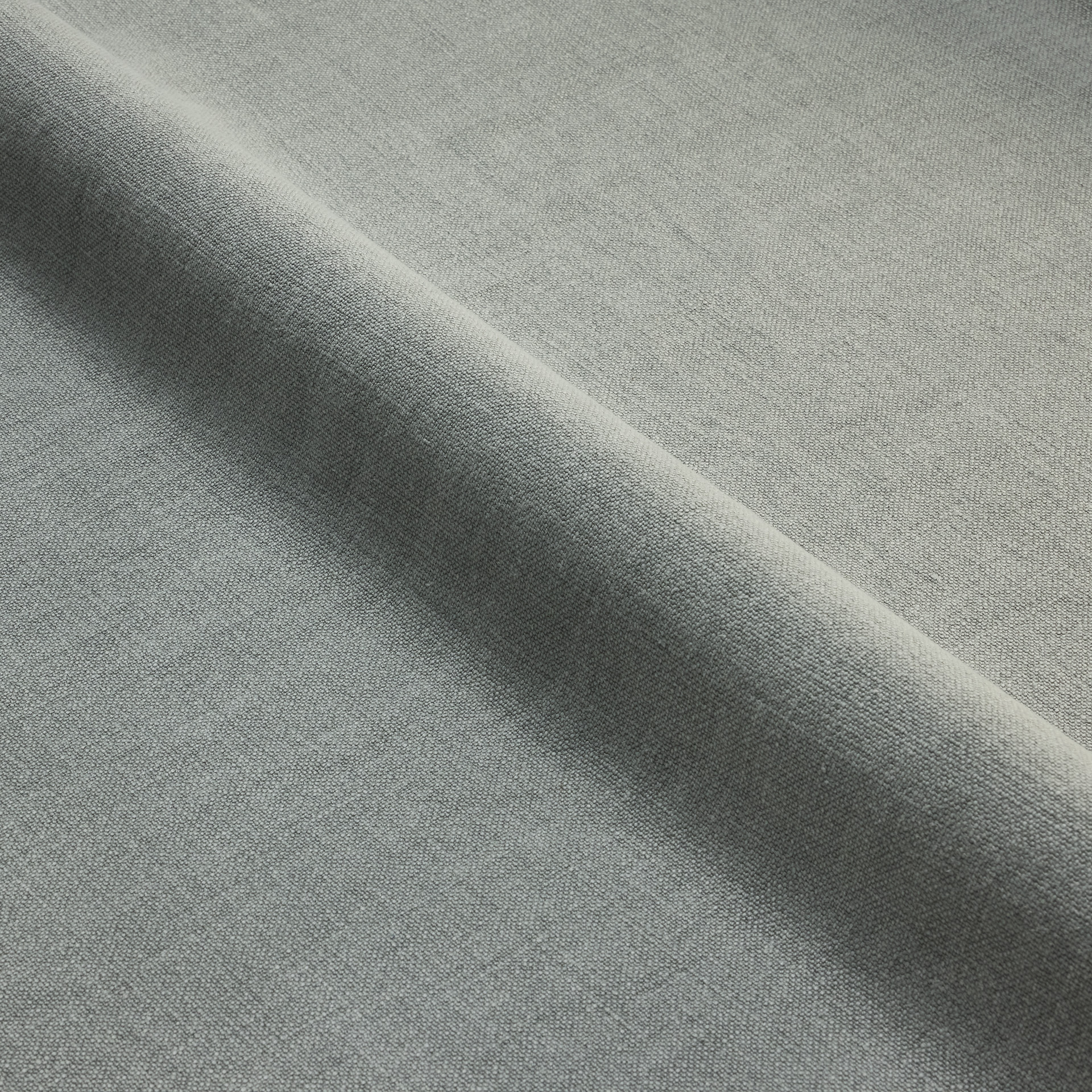 Cool Silver Linen fabric swatch