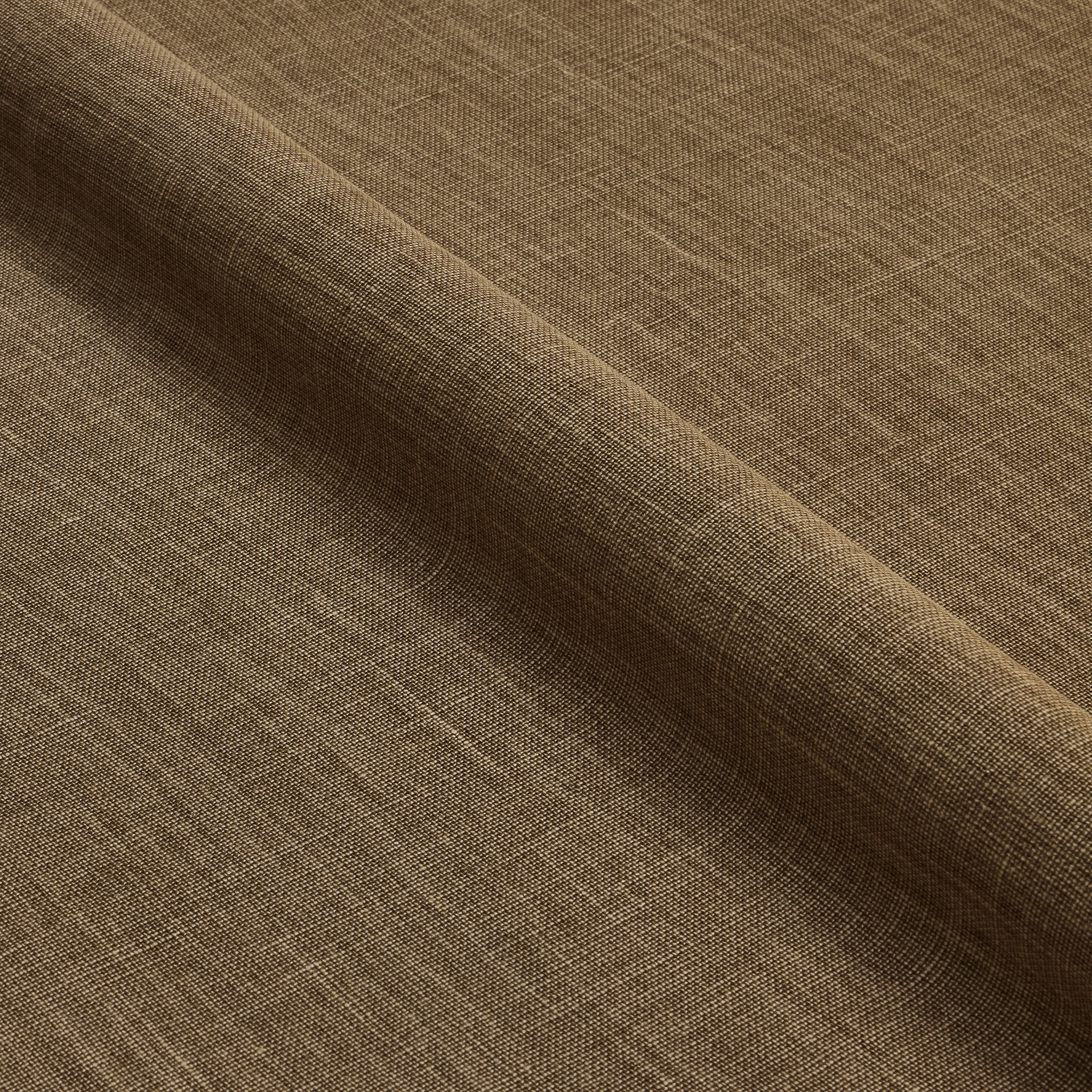 Bronze Linen fabric swatch