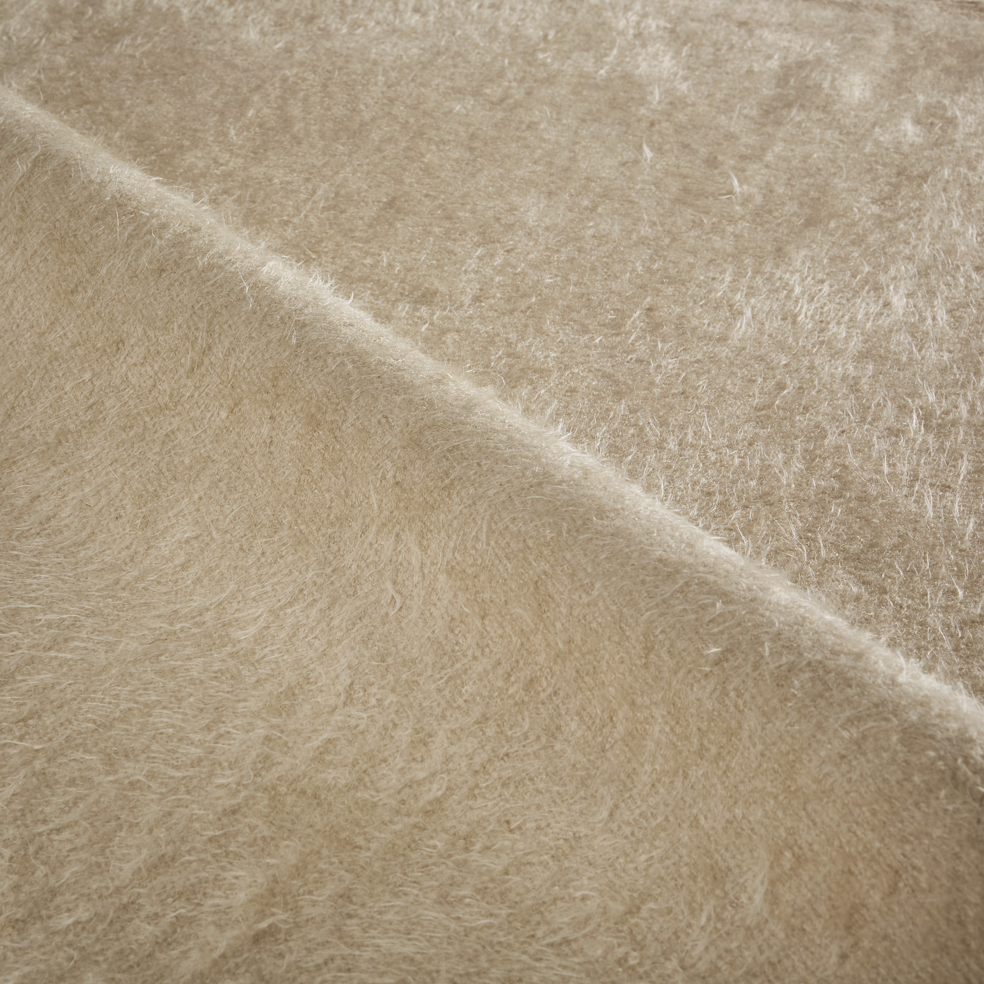 Angora Ecru Classic Weave fabric swatch