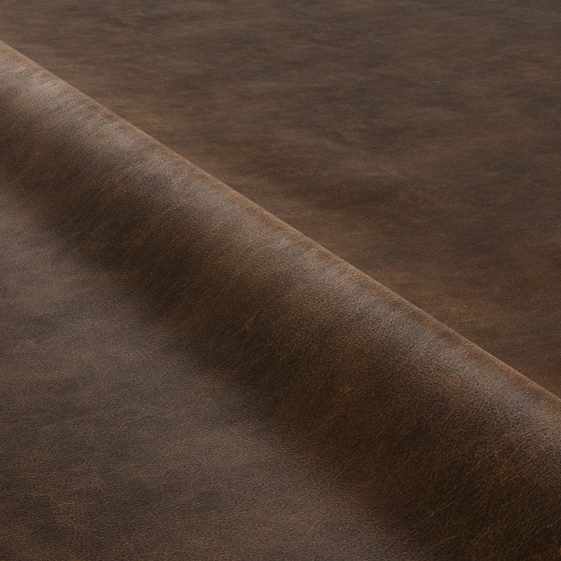 Saddle Brown Leather fabric swatch