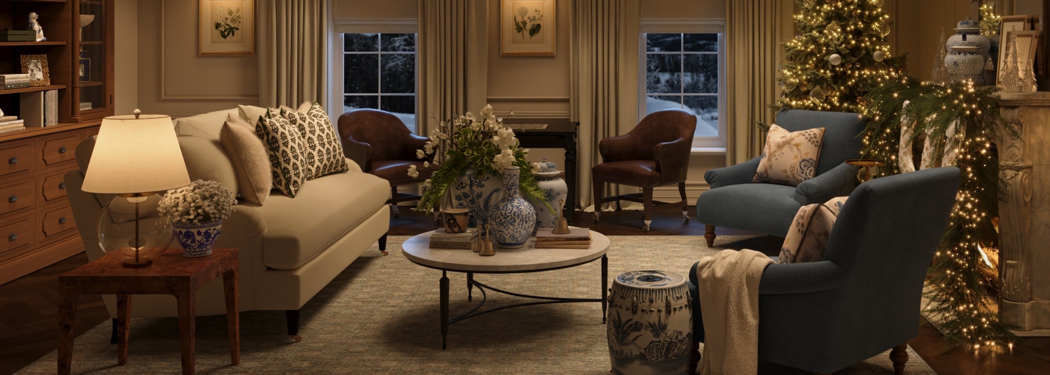Cambridge Holiday Living Room Furniture LookBook
