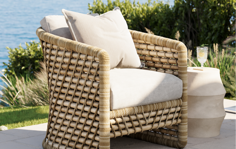 Wicker & Woven Patio Furniture for Coastal Living LookBook